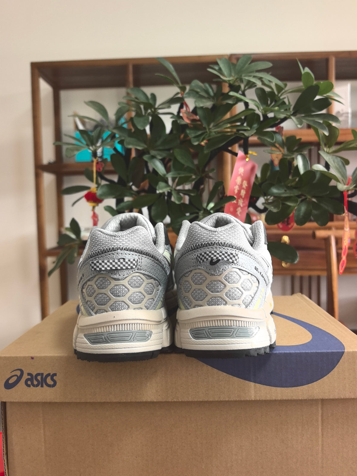ASICS GEL-KAYANO 14 Sneakers in Gray Brown - product image from the listing.