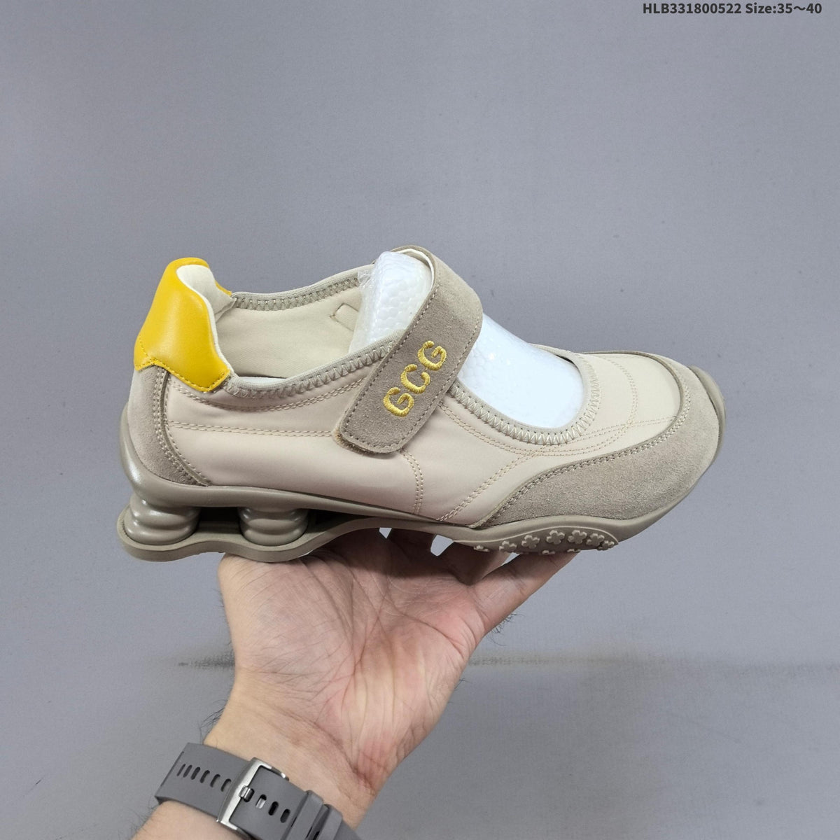 GG-CC G26U9213 Mary Jane Trainers with Sculpted Sole - product image from the listing.
