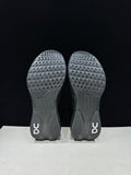 On Cloudboom Strike LS Running Shoes in Black Silver - product image from the listing.
