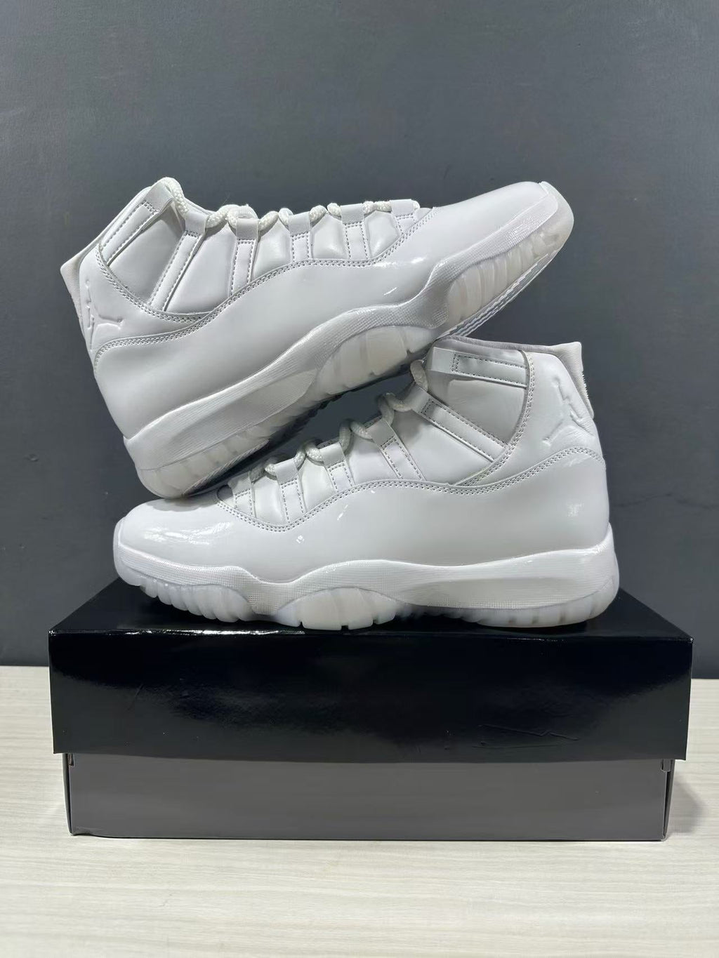 Air Jordan 11 Retro All-White High-Top Sneakers - product image from the listing.