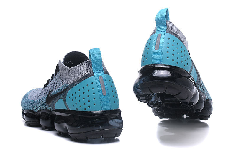 Nike Air VaporMax Flyknit 2 Sneakers in Gray Teal 942842-104 - product image from the listing.