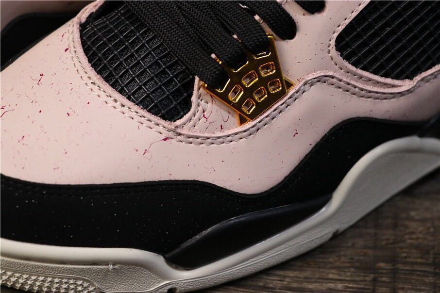 Air Jordan 4 Retro Silt Red Black Pink Sneakers - product image from the listing.