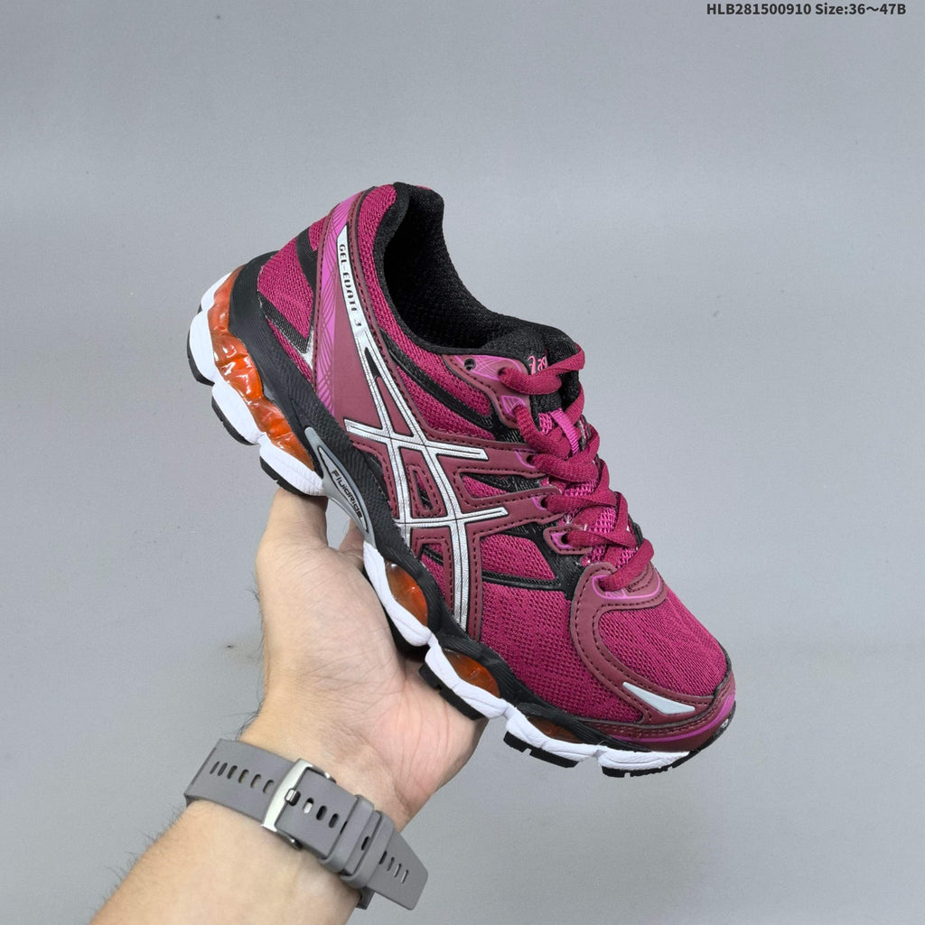 ASICS Gel-Nimbus 16 Running Sneakers in Burgundy Pink - product image from the listing.