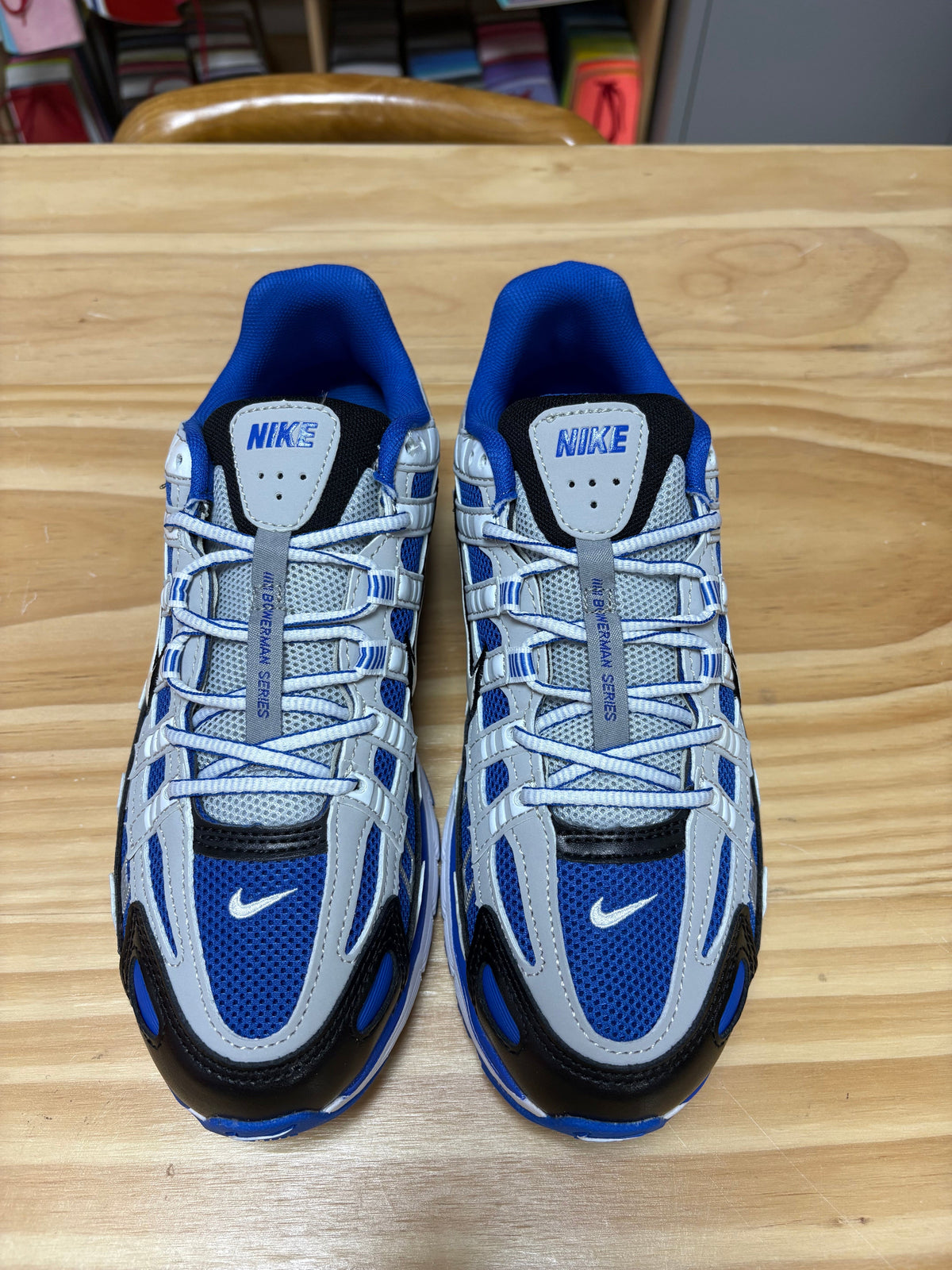 Nike P-6000 Sneakers in Blue Gray Black CD6404-400 - product image from the listing.