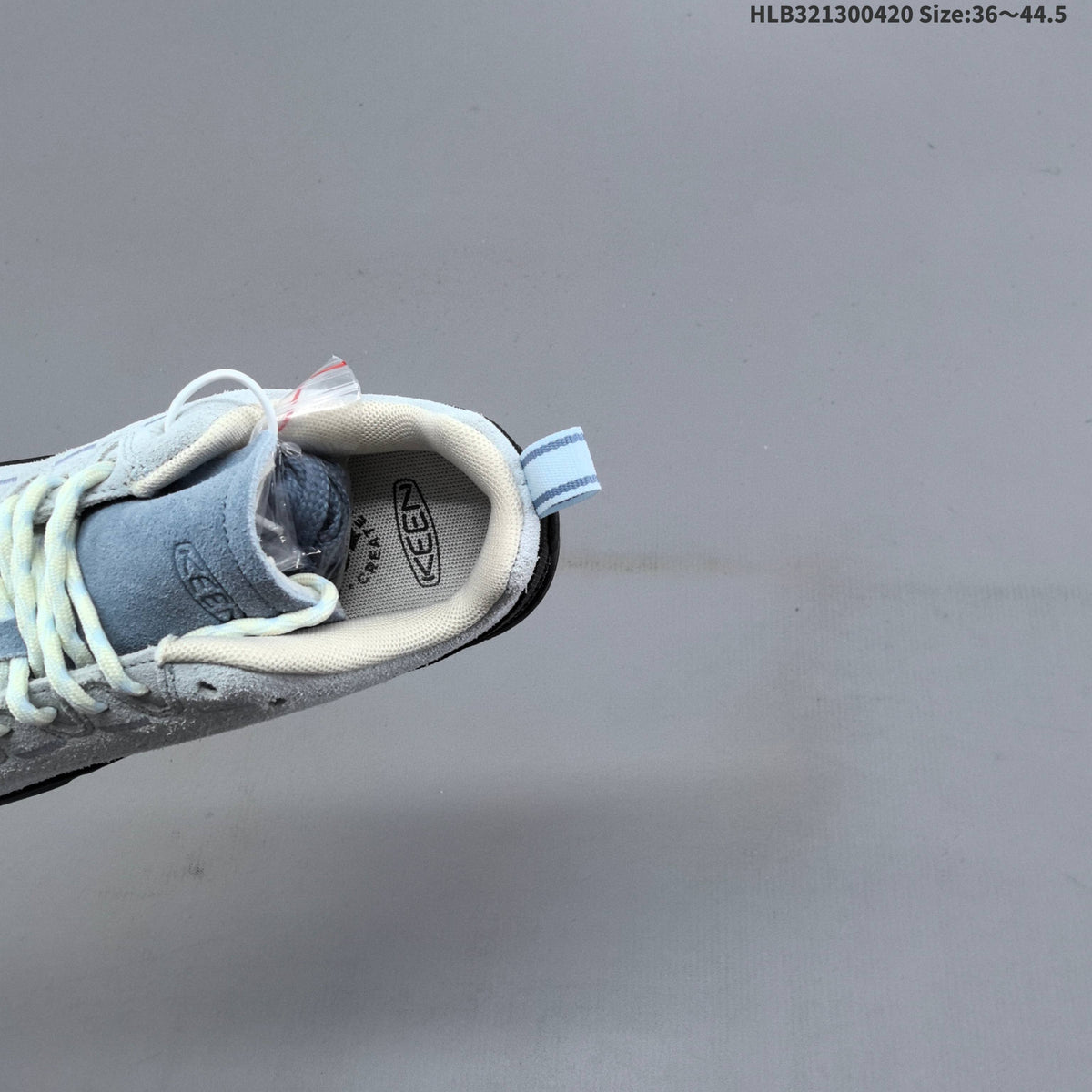 KEEN Jasper Low-Top Outdoor Sneakers, in Light Blue and Black - product image from the listing.