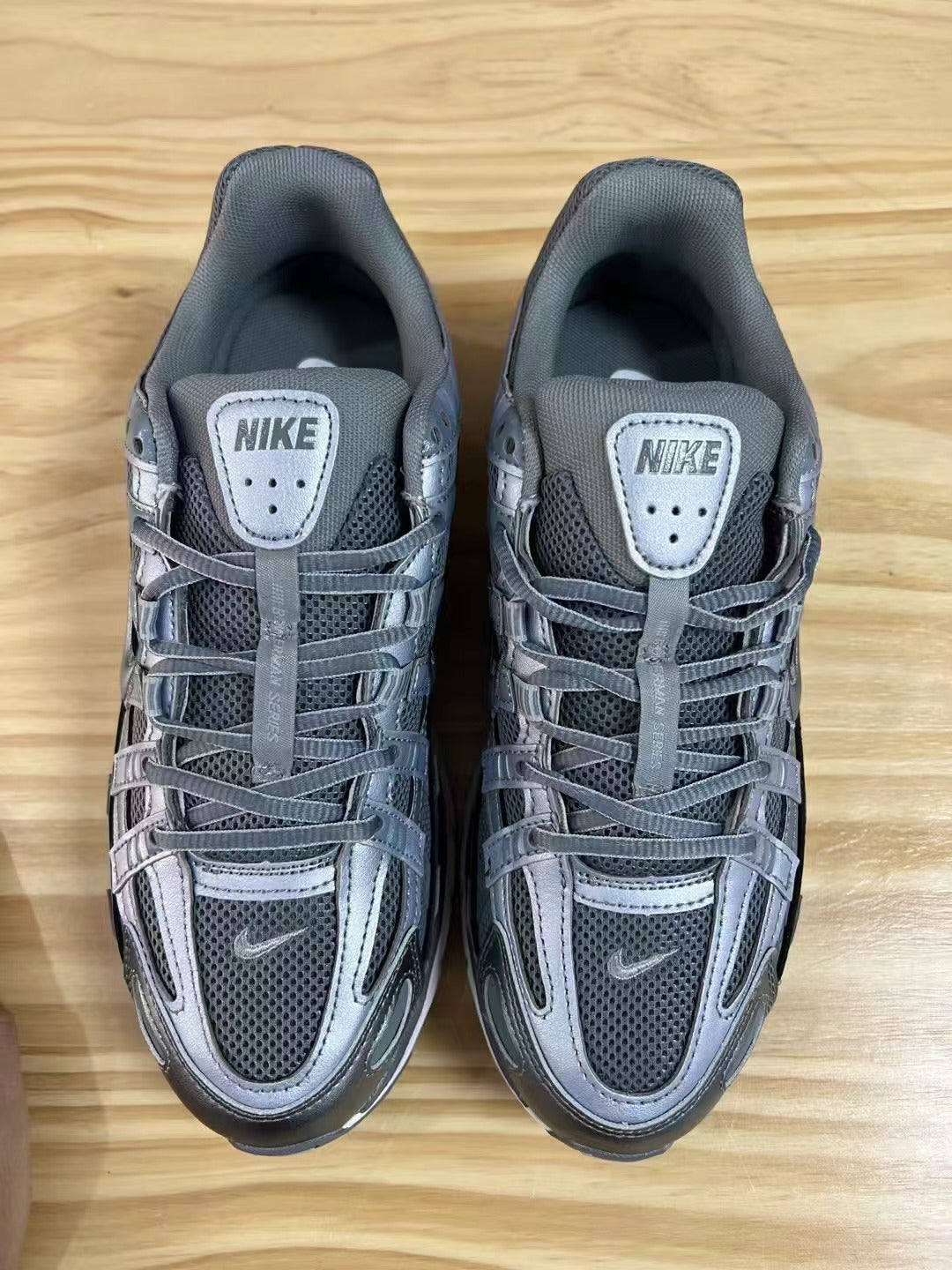 Gray and White Nike P-6000 Sneakers CD6404-023 - product image from the listing.
