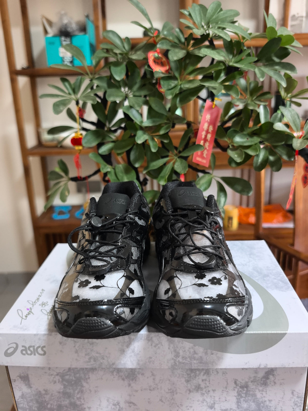 Grey and Black ASICS Gel-Quantum 360 B1 Sneakers - product image from the listing.