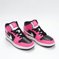 Nike Dunk High Sneakers in Pink Black White 555112-002 - product image from the listing.