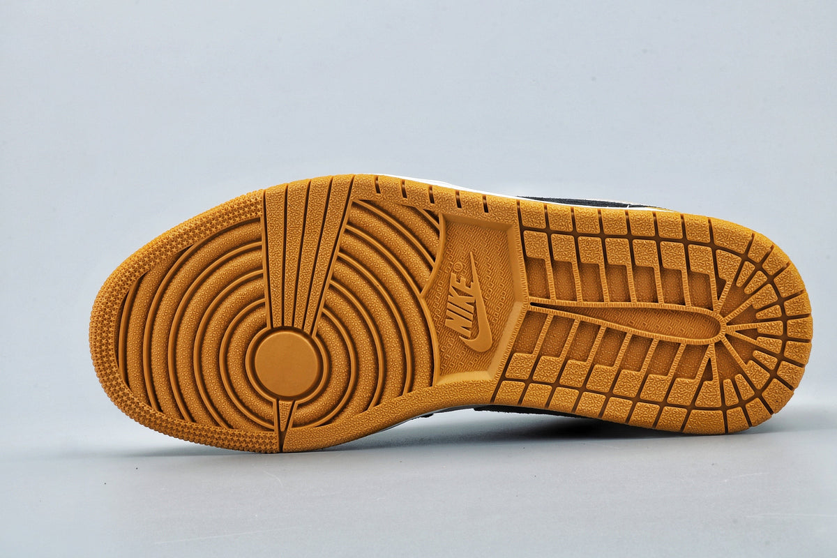 Yellow Toe Sneakers - Jordan 1 Low - product image from the listing.