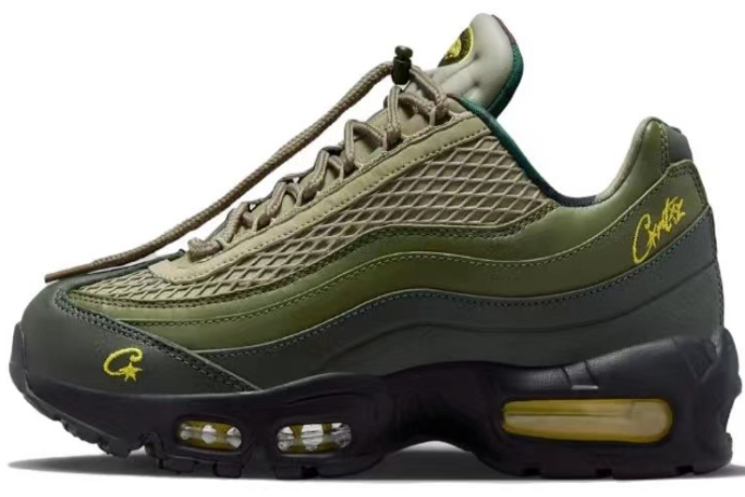Nike Air Max 95 Sneakers in Olive Green - product image from the listing.
