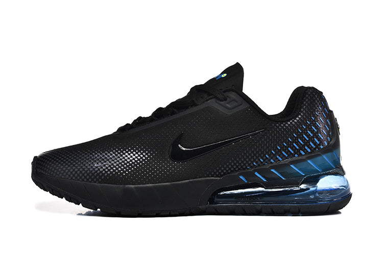 Nike Air Max 270 Sneakers in Black and Blue - product image from the listing.