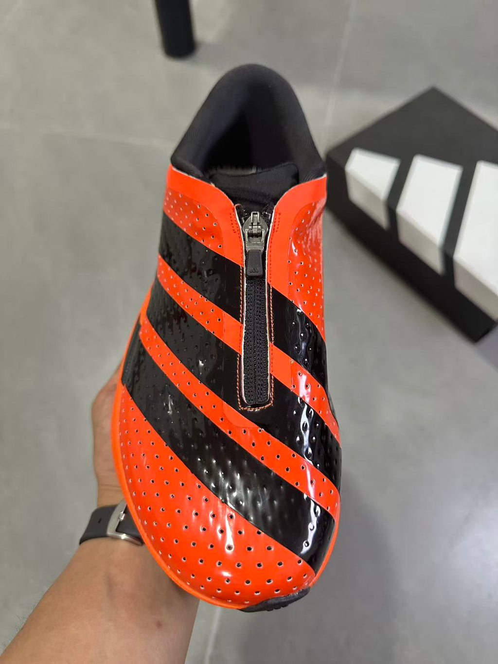 adidas Terrex Agravic Pro Trail Running Shoes in Orange Black - product image from the listing.