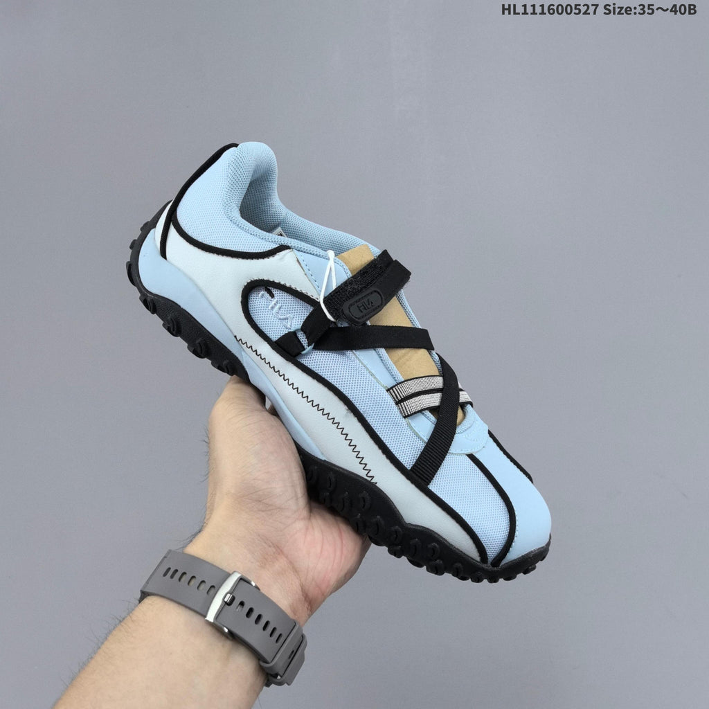 Light Blue FILA Pebble Sandal Mary Jane Sneakers - product image from the listing.