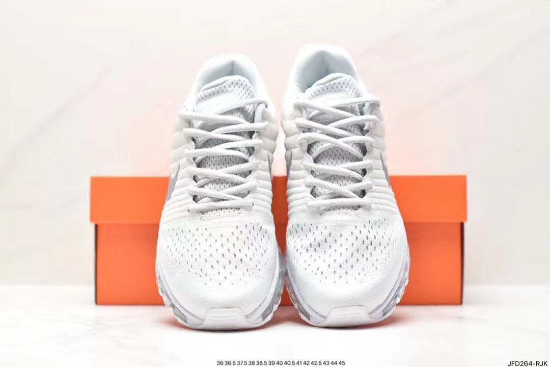 Nike Air Max 270 Sneakers in White and Silver - product image from the listing.