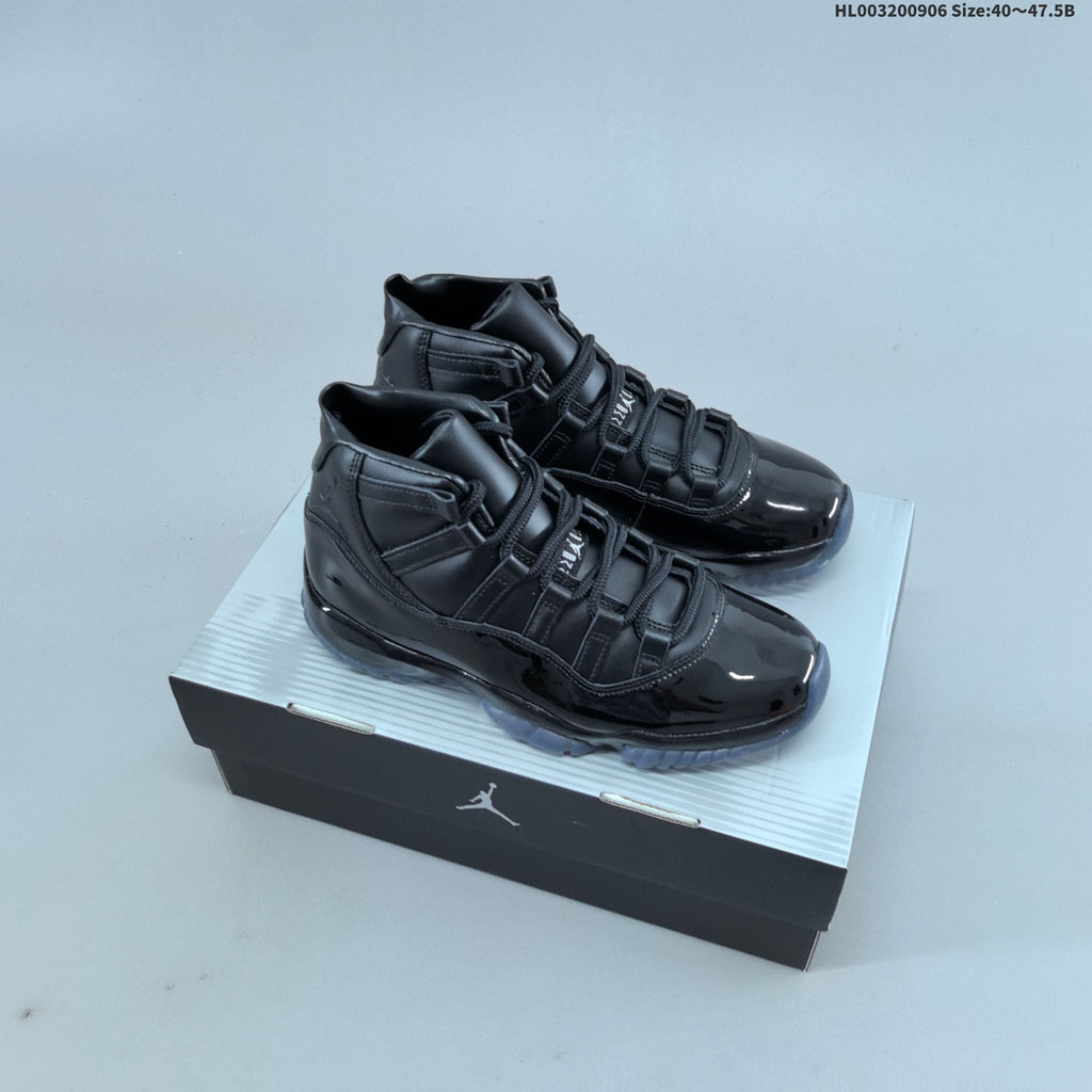 Air Jordan 11 High CDG Black Sneakers - product image from the listing.
