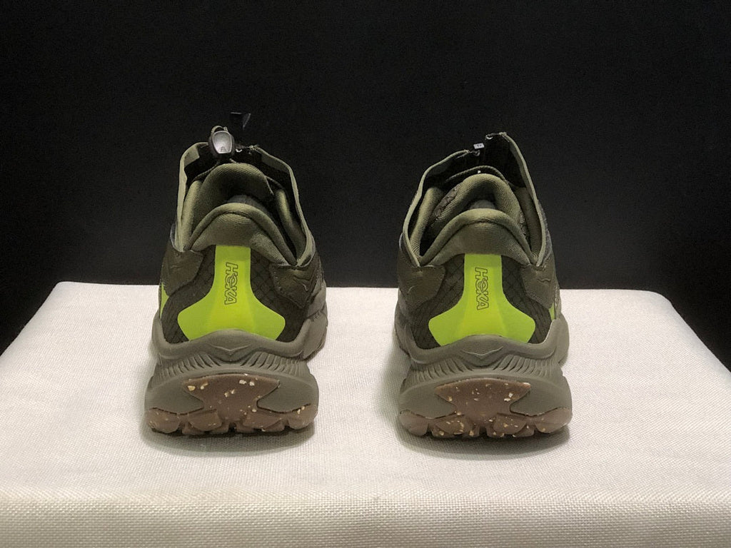Olive Green HOKA Project Transport Zip Sneakers - product image from the listing.