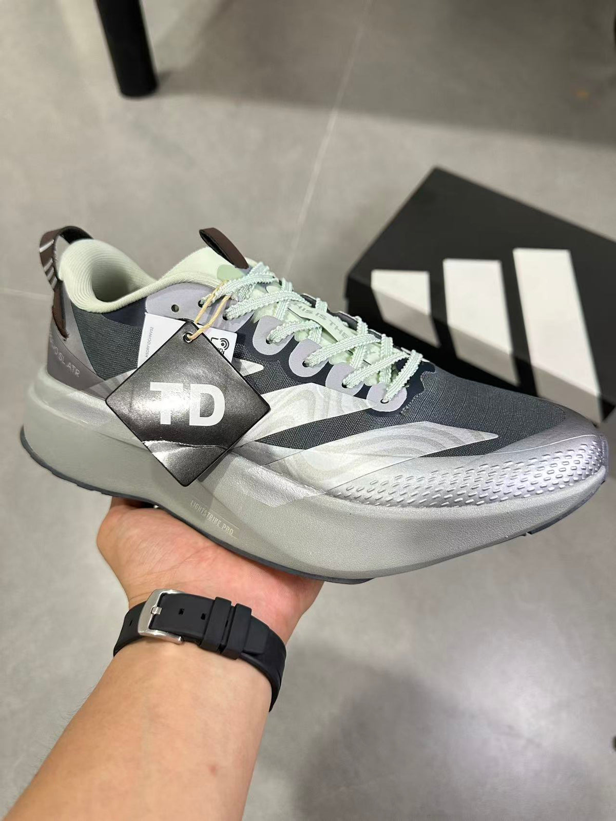 Adidas Adizero Running Shoes in Grey KI5668 - product image from the listing.