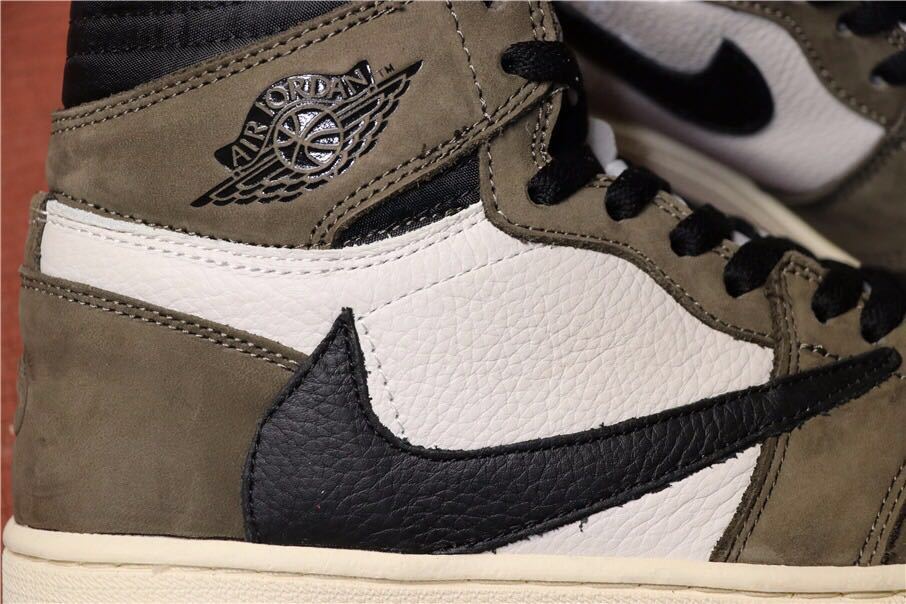 TS SP Sneakers, Brown and White, - Air Jordan 1 High OG CD4487-100 - product image from the listing.