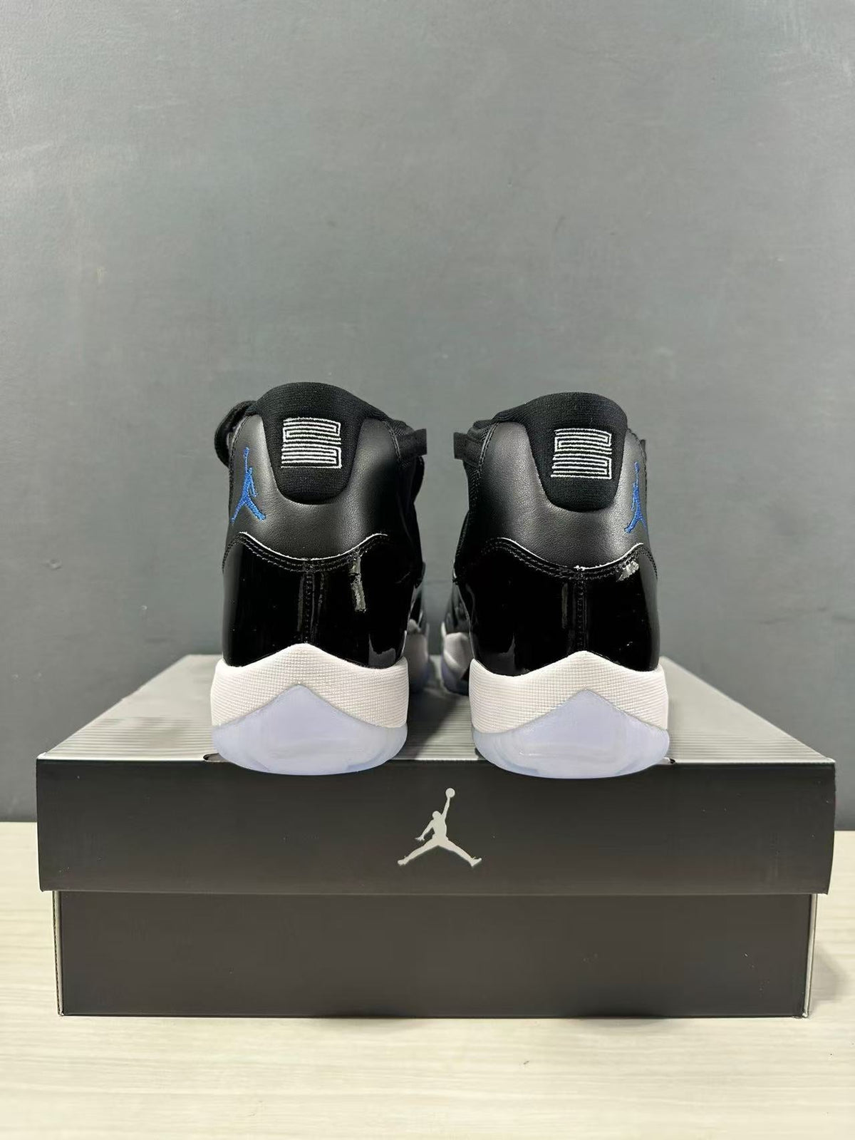 Air Jordan 11 Retro High Sneakers Black Blue CT8012-900 - product image from the listing.