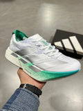 Adidas Adizero Prime X 2 Strung Running Shoes in White Green - product image from the listing.