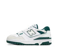 New Balance 550 BB550STA Sneakers in White Green - product image from the listing.