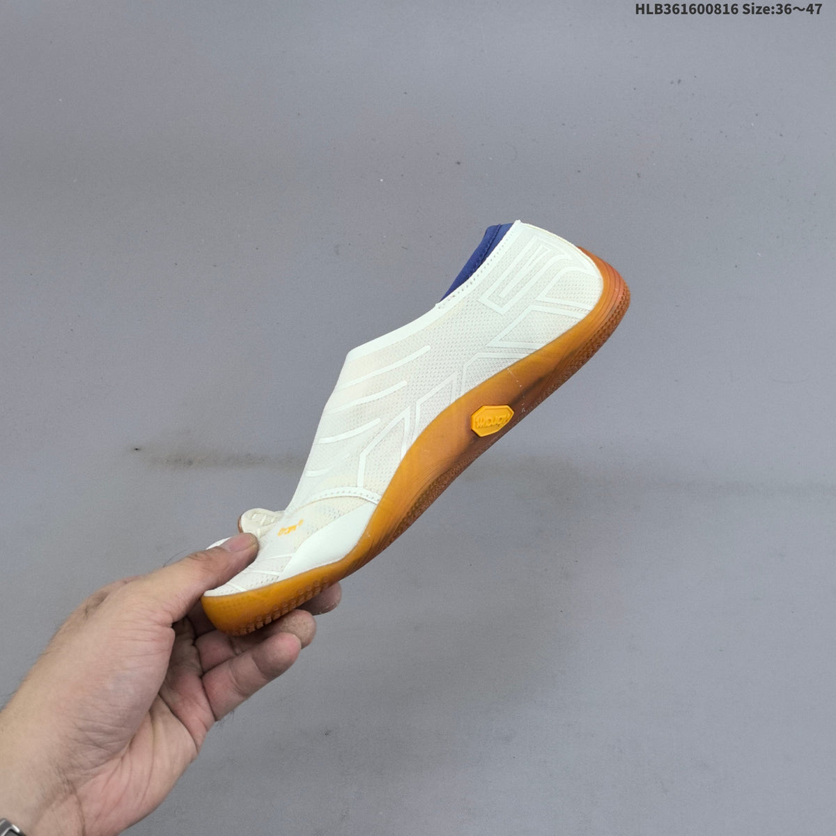 Vibram FiveFingers Groundsplay Training Shoes, in White and Gum - product image from the listing.