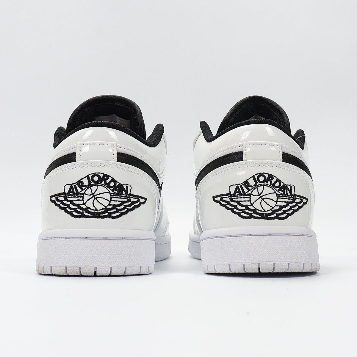 Air Jordan 1 Low Panda Black White Sneakers 553560-103 - product image from the listing.