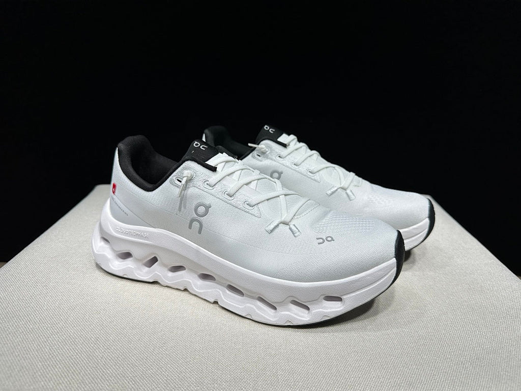 Ivory and Black On Cloudtilt Sneakers - product image from the listing.