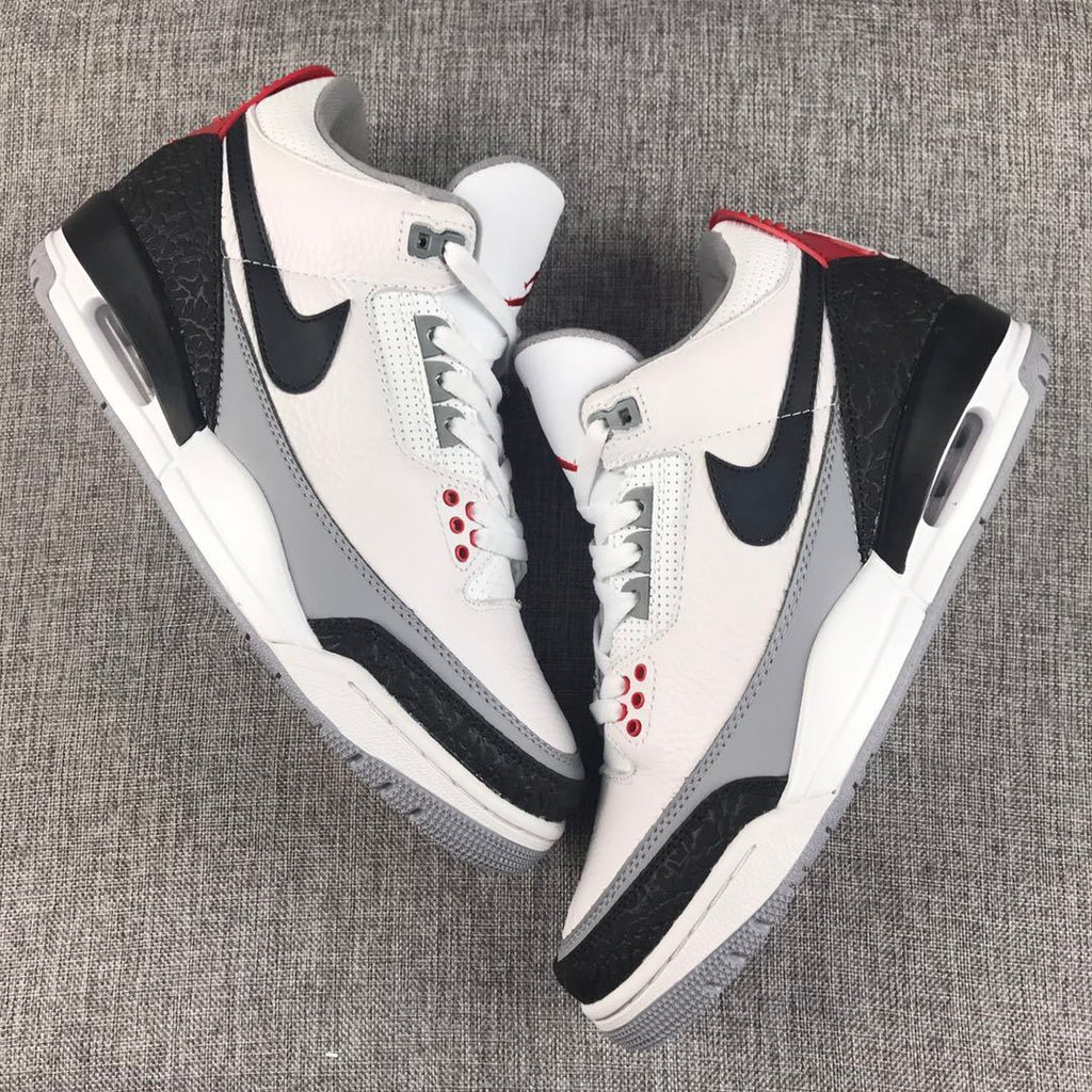 Air Jordan 3 White Cement Sneakers AQ3835-160 - product image from the listing.