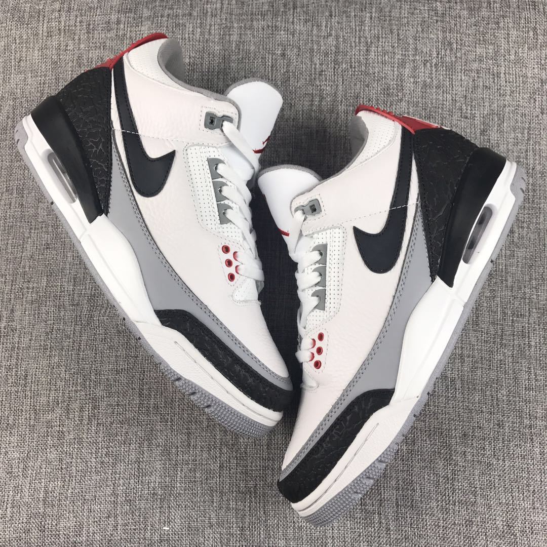Air Jordan 3 White Cement Sneakers AQ3835-160 - product image from the listing.