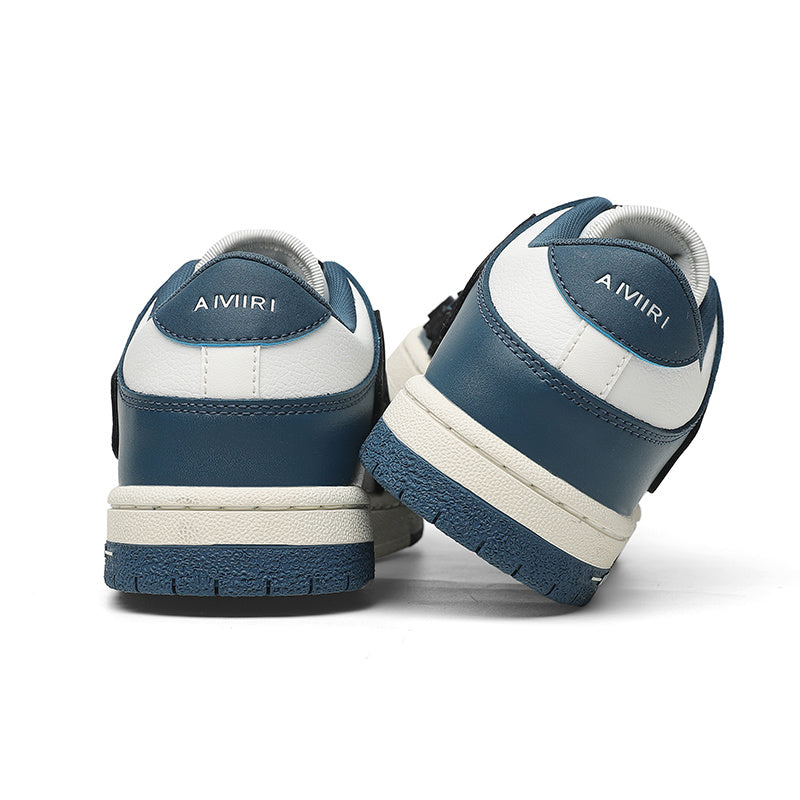AMIRI Low-Top Sneakers in Navy, in White and Black - product image from the listing.