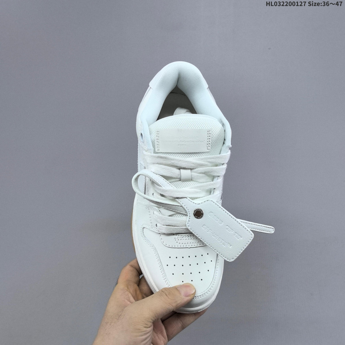 White Off-White Out Of Office Low-Top Sneakers - product image from the listing.