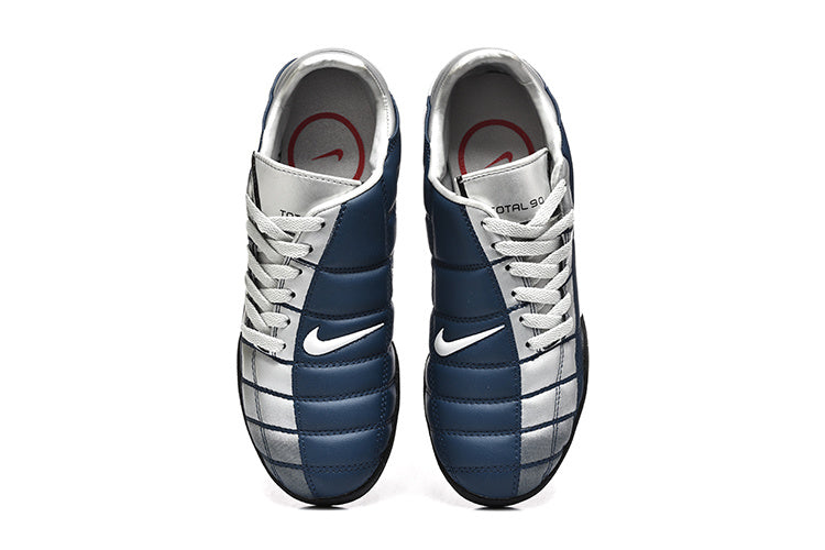 Nike Total 90 Blue and Silver Indoor Trainers - product image from the listing.