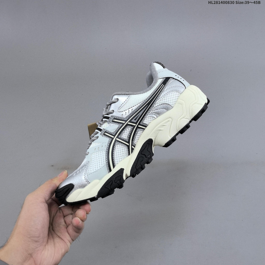 ASICS GEL-NANDI NR Running Sneakers in White Silver - product image from the listing.