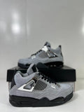 Air Jordan 4 Retro Gray Black Sneakers AQ9129-005 - product image from the listing.