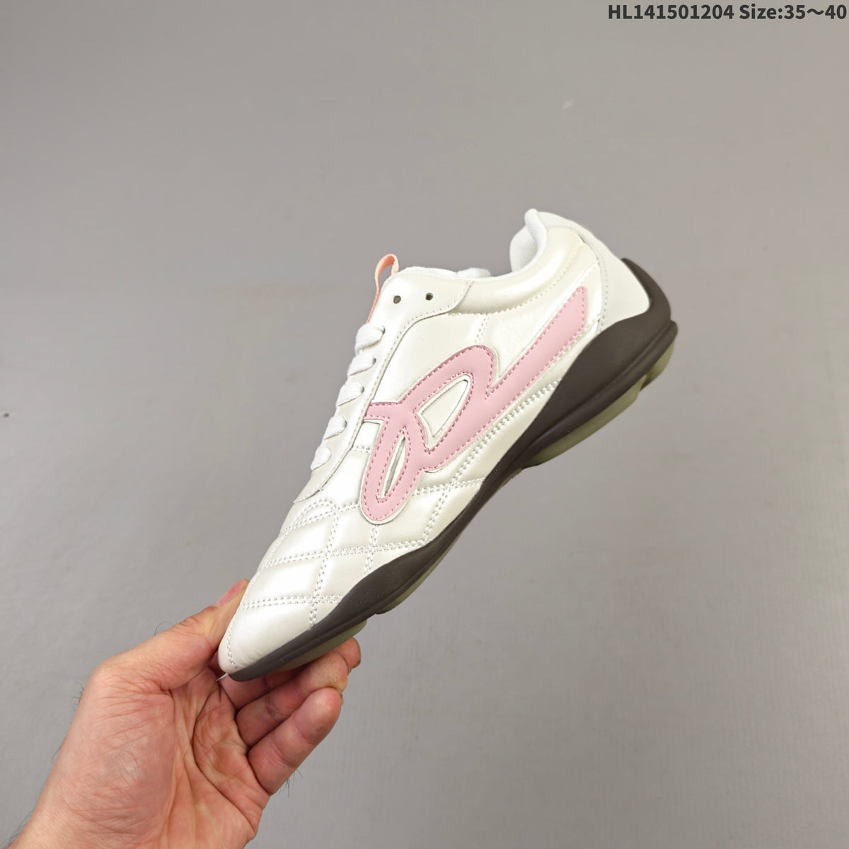 White and Pink Good Bai G25X291 Low-Top Sneakers - product image from the listing.