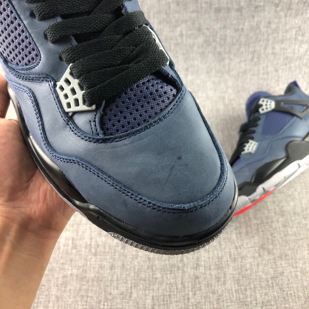 Air Jordan 4 Little Eminem Navy Sneakers - product image from the listing.