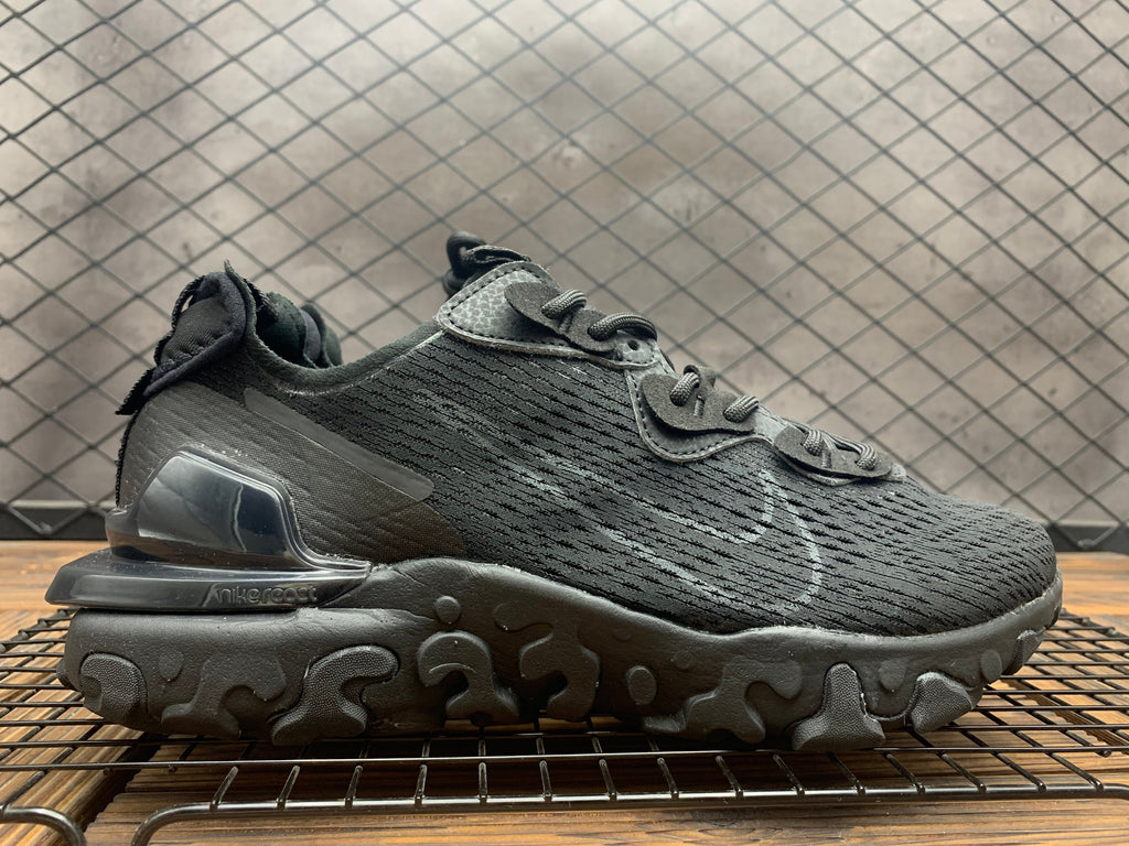 Nike React Vision All-Black Trainers - product image from the listing.