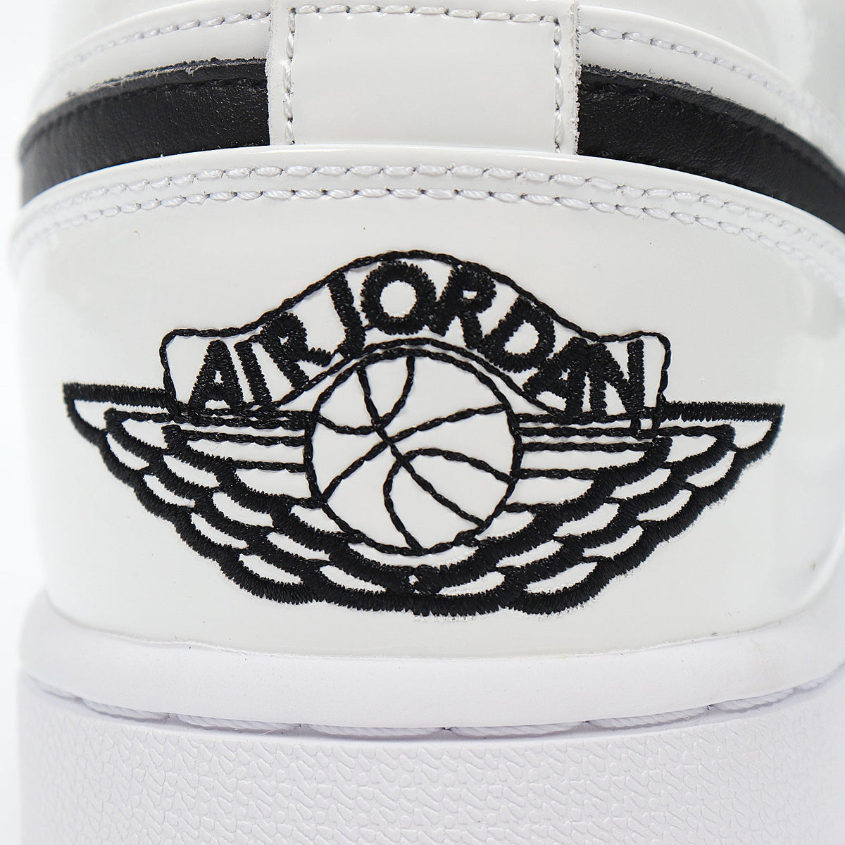 Air Jordan 1 Low Panda Black White Sneakers 553560-103 - product image from the listing.