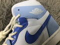Air Jordan 1 Zoom CMFT High-Top Sneakers Blue White - product image from the listing.