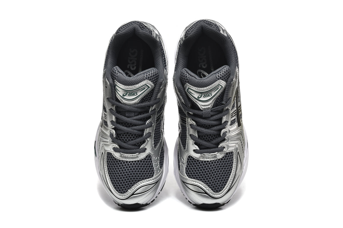 ASICS Gel-Kayano 14 Sneakers in Silver Black - product image from the listing.