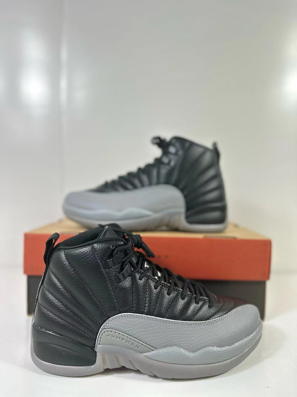 Air Jordan 12 Retro Black Wolf Grey CT8013-019 - product image from the listing.