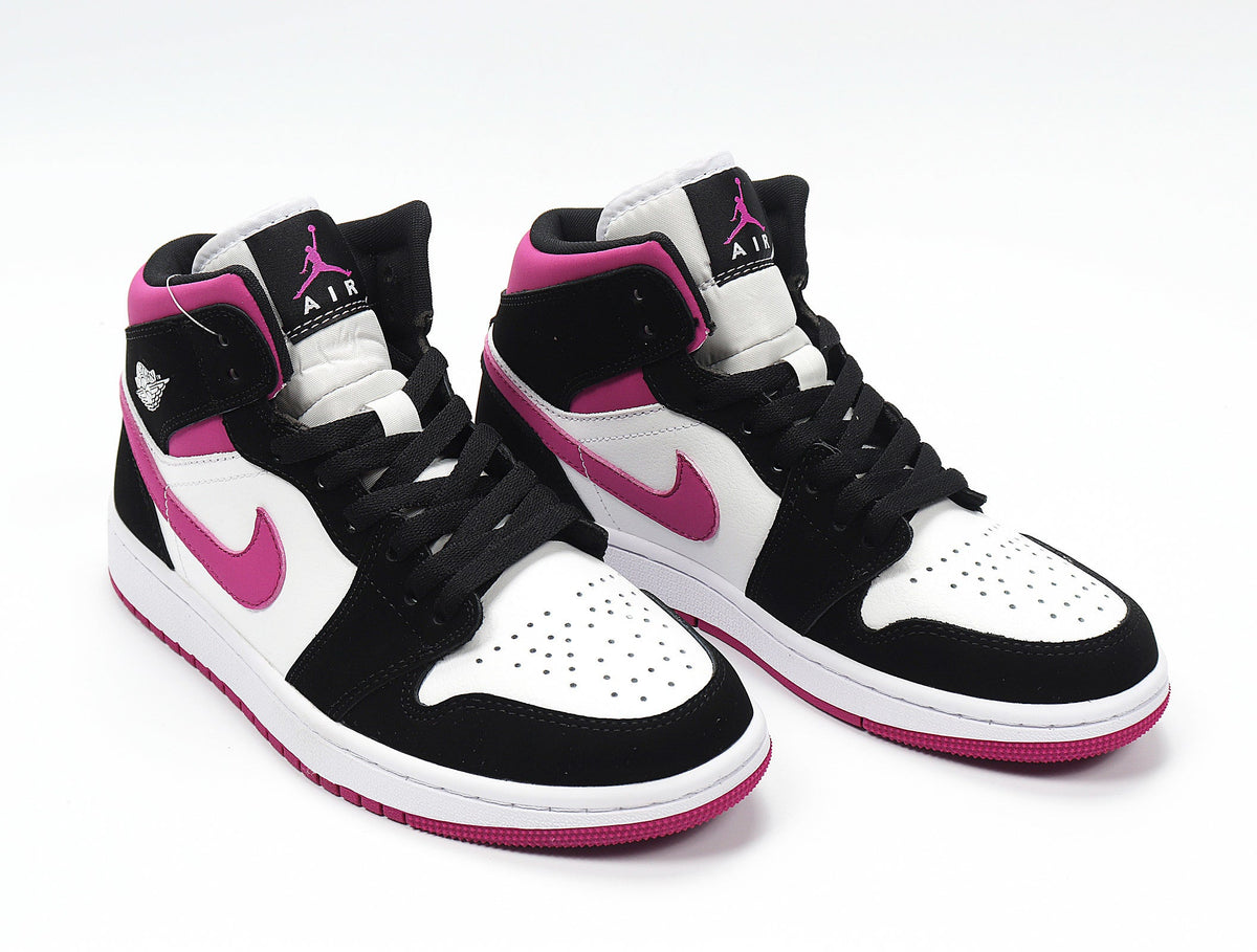 Air Jordan 1 High Black White Pink BQ6472-005 - product image from the listing.