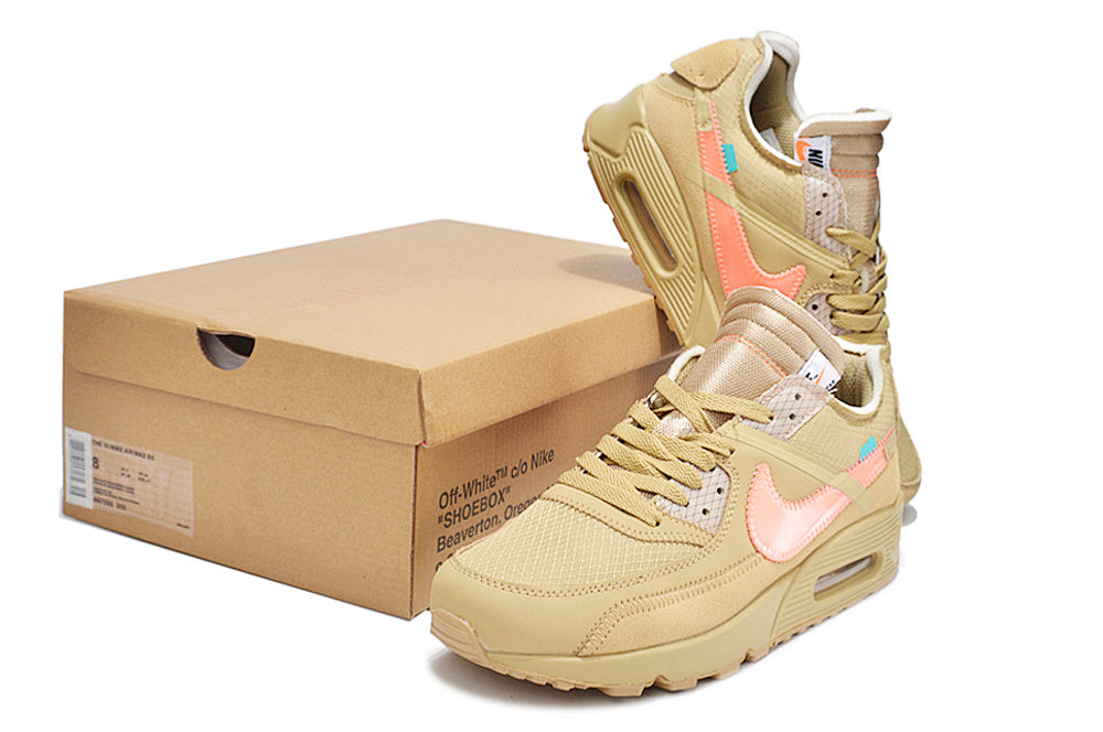 Off-White Desert Ore Sneakers - Nike Air Max 90 - product image from the listing.