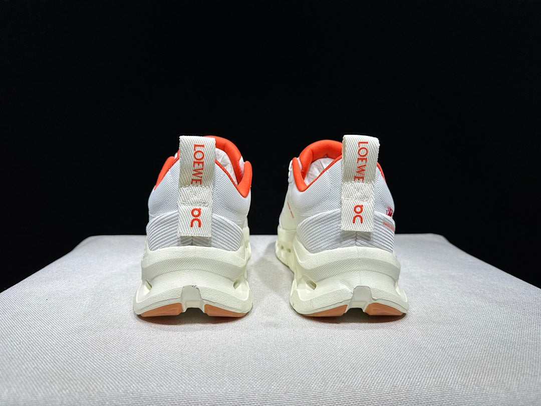 On x LOEWE Cloudtilt 2.0 Sneakers in White Orange - product image from the listing.