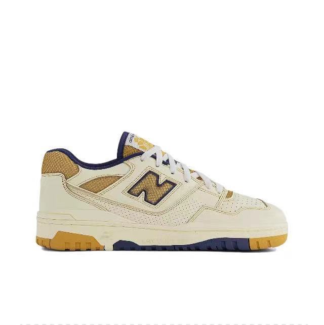New Balance 550 Sneakers in Cream and Navy BB550AX1 - product image from the listing.
