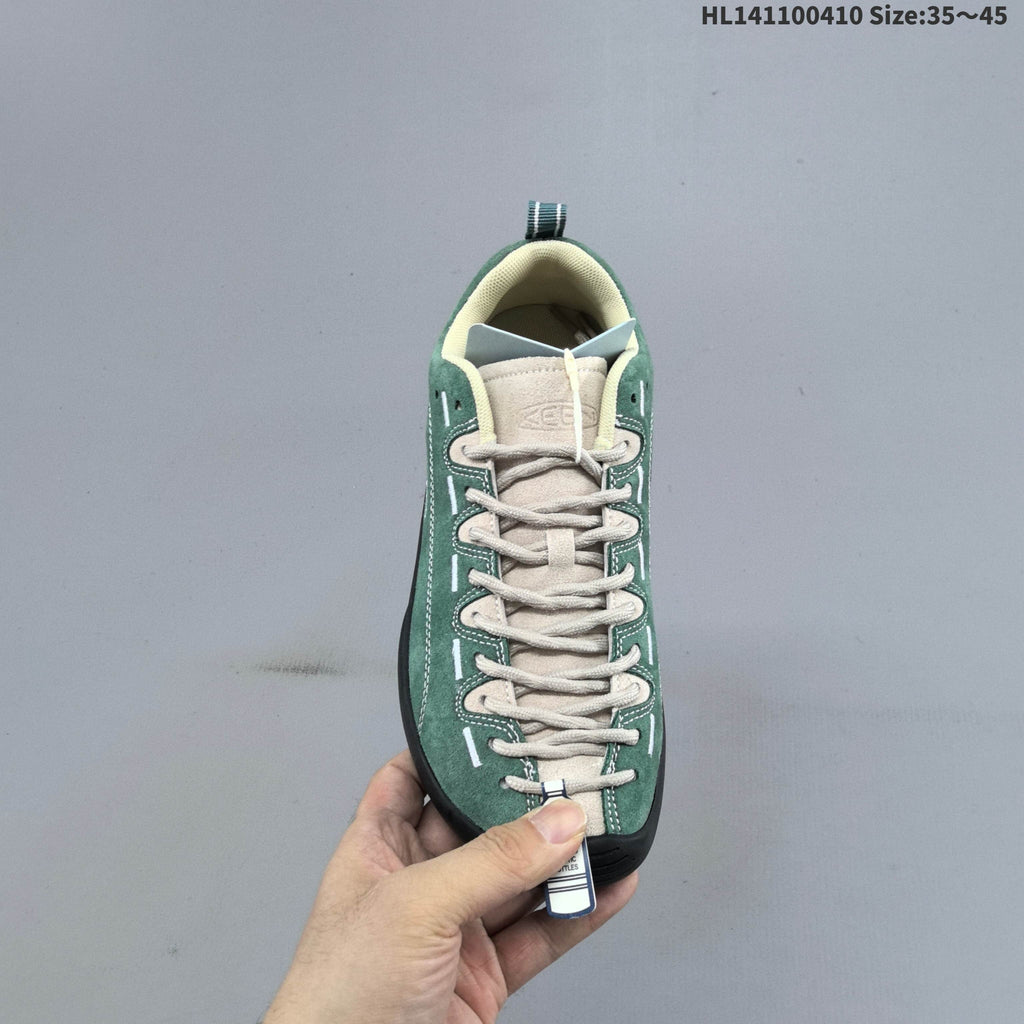 KEEN Jasper Low-Cut Outdoor Sneakers, Green, 1022266 - product image from the listing.