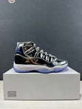 Air Jordan 11 Retro Liquid Silver High-Top Sneakers - product image from the listing.
