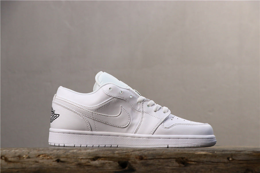 Nike Air Jordan 1 Low Sneakers in White 553560-101 - product image from the listing.