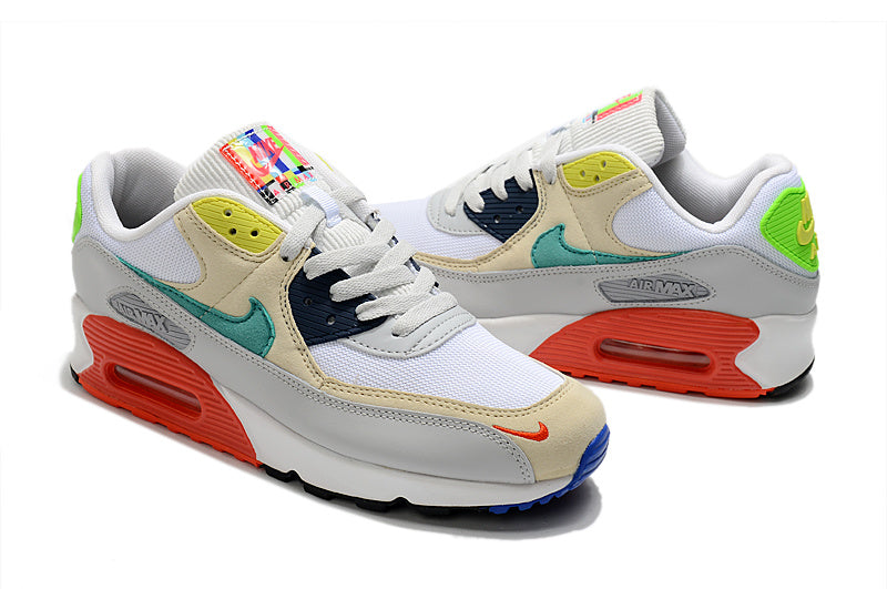 Nike Air Max 90 Sneakers in White Multicolor - product image from the listing.